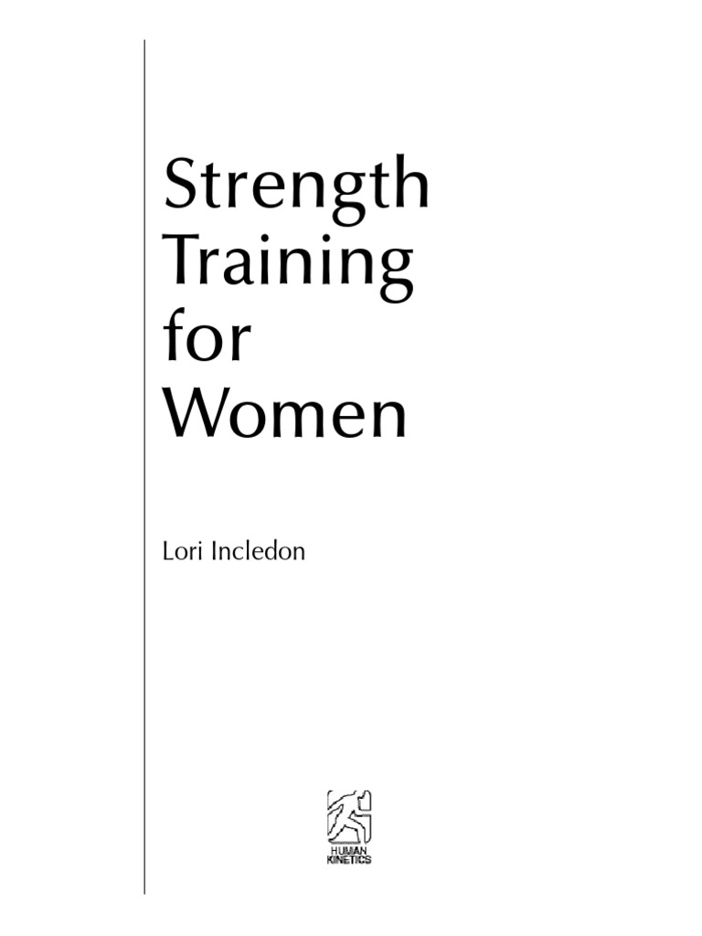 Strength Training For Women PDF Weight Training Osteoporosis image