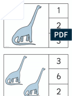 Brachiosaurus 1-10 Cards