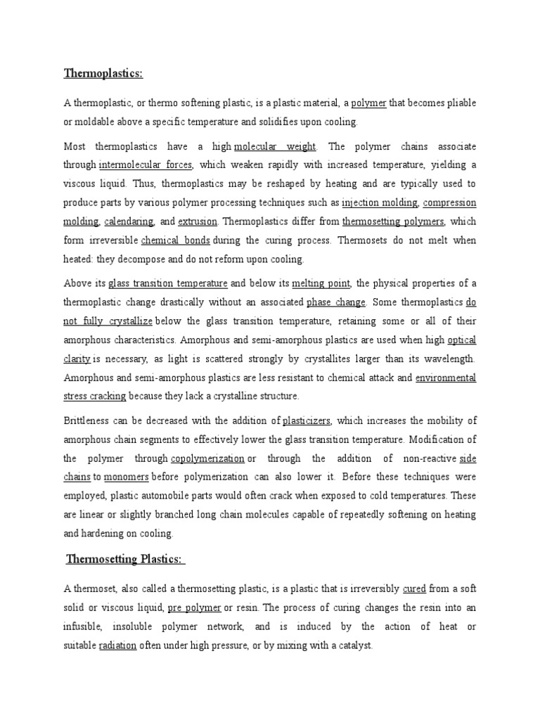 Composite Materials Module 3 | PDF | Thermoplastic | Amorphous Solid