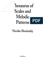 Thesaurus Of Scales And Melodic Patterns