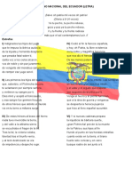 Himno Nacional Del Ecuador