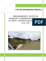 Pistas y Veredas Ica