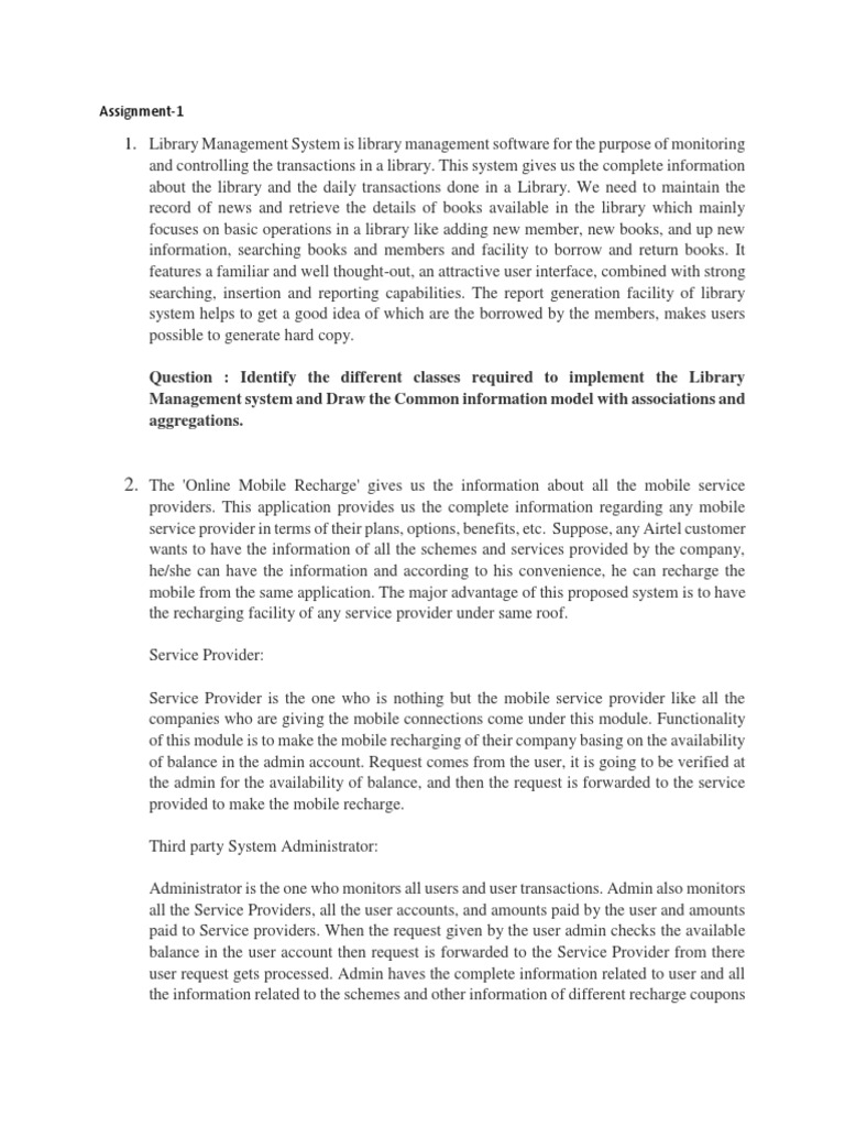 Assignment | PDF | Library (Computing) | Application Software