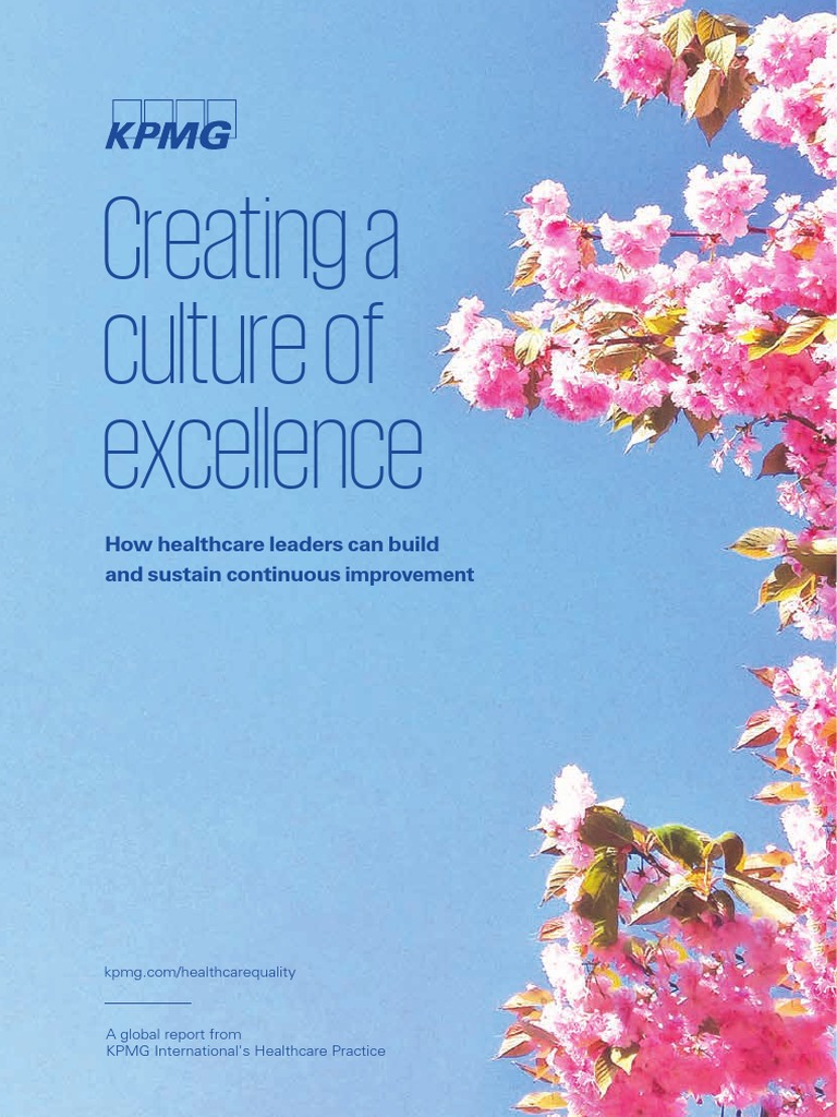 Creating A Culture of Excellence: How Healthcare Leaders Can Build and ...