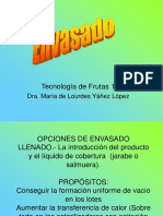 PROCESO DE ENVASADO