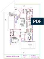 M Tariq D-09-AR-945 Scale 1' " Ground Floor Plan: 13'6" 9'6" Bed Room S.Room