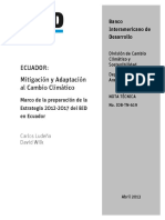 Cambio climático Ecuador