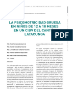 Motricidad Gruesa en Niños de 12 A 18 Meses