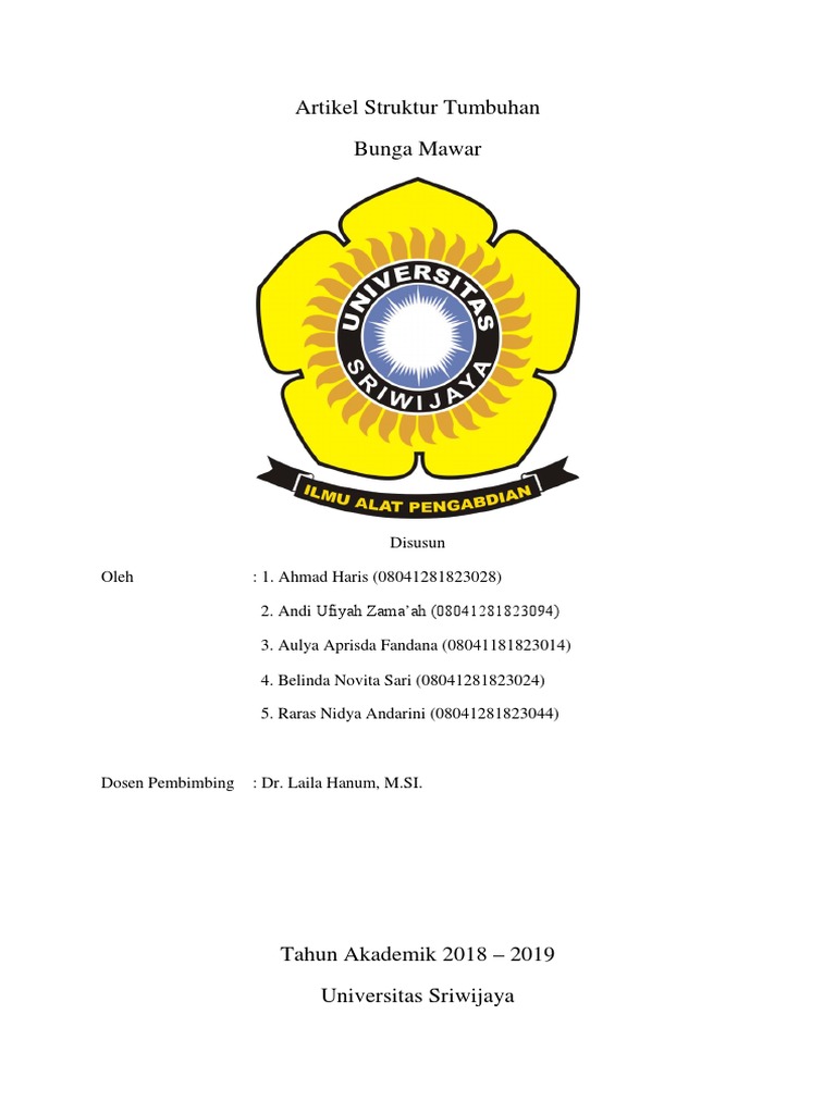 Artikel Struktur Tumbuhan | PDF