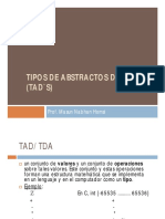 Tipos de Abstractos de Datos