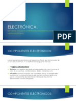 Componentes electrónicos básicos: resistores, condensadores, diodos y tiristores