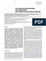 The NAD+ Precursor Nicotinamide Riboside Enhances Oxidative Metabolism and Protects against High-Fat Diet-Induced Obesity