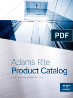 Adams Rite Product Catalog: U.S. & Canada Effective February 1, 2019