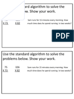 Multiplication Pretest