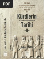 Bahoz Şavata Kürdlerin Tarihi Cilt II İBV. Yayınları