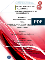 Universidad Nacional de Cajamarca Informe Sistemas