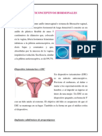 Métodos Anticonceptivos Hormonales