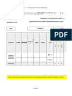 Formato de Toma de Espacios Publicos Tipó Matriz