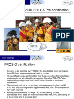 2 - 06 FROSIO Pre - Certification
