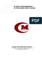 1.3.8.1 Rencana Operasional Klinik Pratama Multazam
