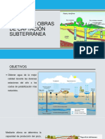 Diseño de Obras de Captación Subterránea