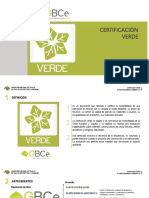 Certificación Verde