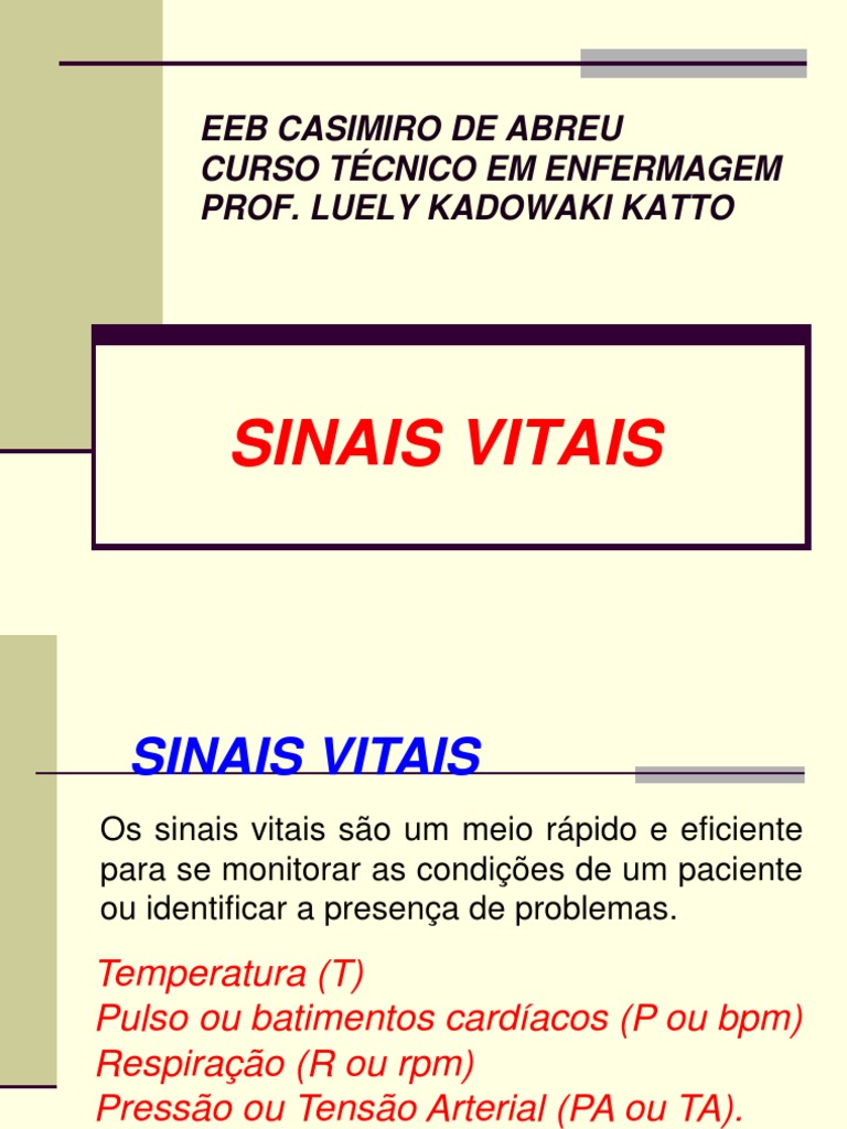 SSVV. Tudo o que você precisa saber sobre Sinais Vitais!