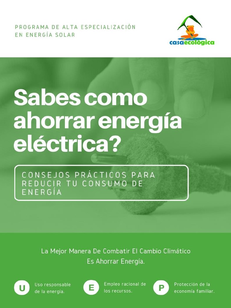 Como Reducir El Consumo De Energia PDF Kilovatio Hora Vatio