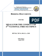 Meals for 4th National Fire Olympics