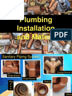 Plumbing Installation and Materials