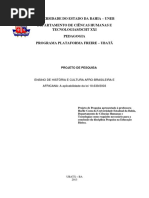 Projeto de Pesquisa Cultura Afro