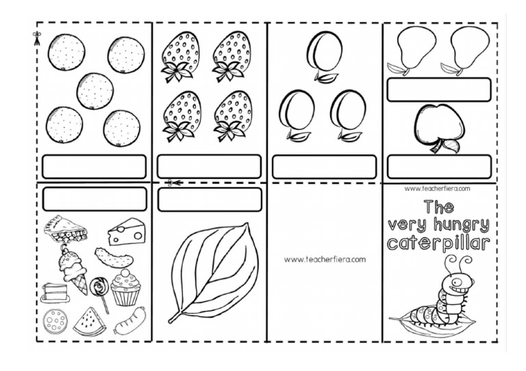 The Very Hungry Caterpillar Mini Book Printable
