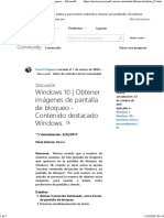 Windows 10 _ Obtener Imágenes de Pantalla de Bloqueo