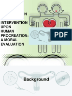 Artificial Insemination As An Intervention Upon Human Procreation: A Moral Evaluation