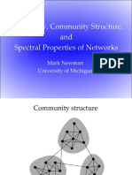 Modularity, Community Structure, and Spectral Properties of Networks