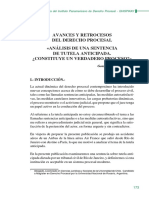 Avances y Retrocesos Del Derecho Procesa PDF
