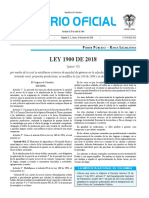 Ley 1900 de 2018 (Establece criterios de equidad de géneros en la adjudicación de las tierras baldías).pdf