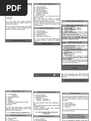 Aeronautical Phraseology Guide | PDF | Transponder (Aeronautics
