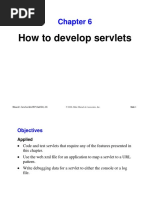 How To Develop Servlets: Murach's Java Servlets/JSP (2nd Ed.), C6 © 2008, Mike Murach & Associates, Inc. Slide 1 Slide 1