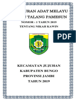 Peraturan Adat Melayu Perubahan 2019