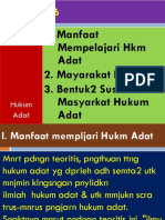 manfaat hukum adat