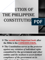 Evolution of The Philippine Constitution