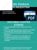Antecedentes del trabajo social en Argentina