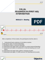 P.R.I.IN. People Readiness in (First Aid) Intervention: - Bleeding