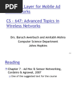 Transport Layer For Mobile Ad Hoc Networks