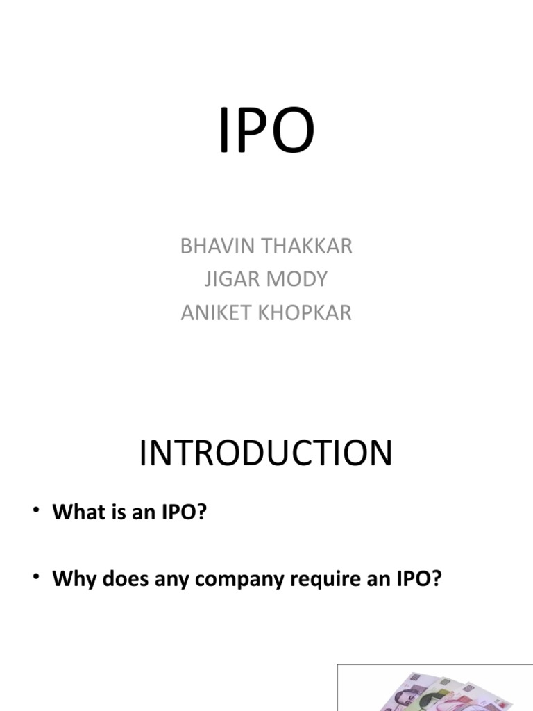 Understanding IPOs for Investors | PDF | Initial Public Offering ...