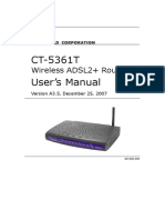 Manual Router Comtrend CT5361T - A3.3
