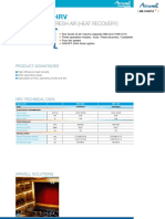 Fresh Air (Heat Recovery) : Product Advantages