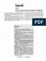 Manila Standard. Oct. 7, 2019, Road Tunnel To Solve Edsa Traffic Mulled PDF