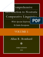 Bomhard - Comprehensive Introduction To Nostratic Comparative Linguistics Vol. 1 3rd Edition PDF